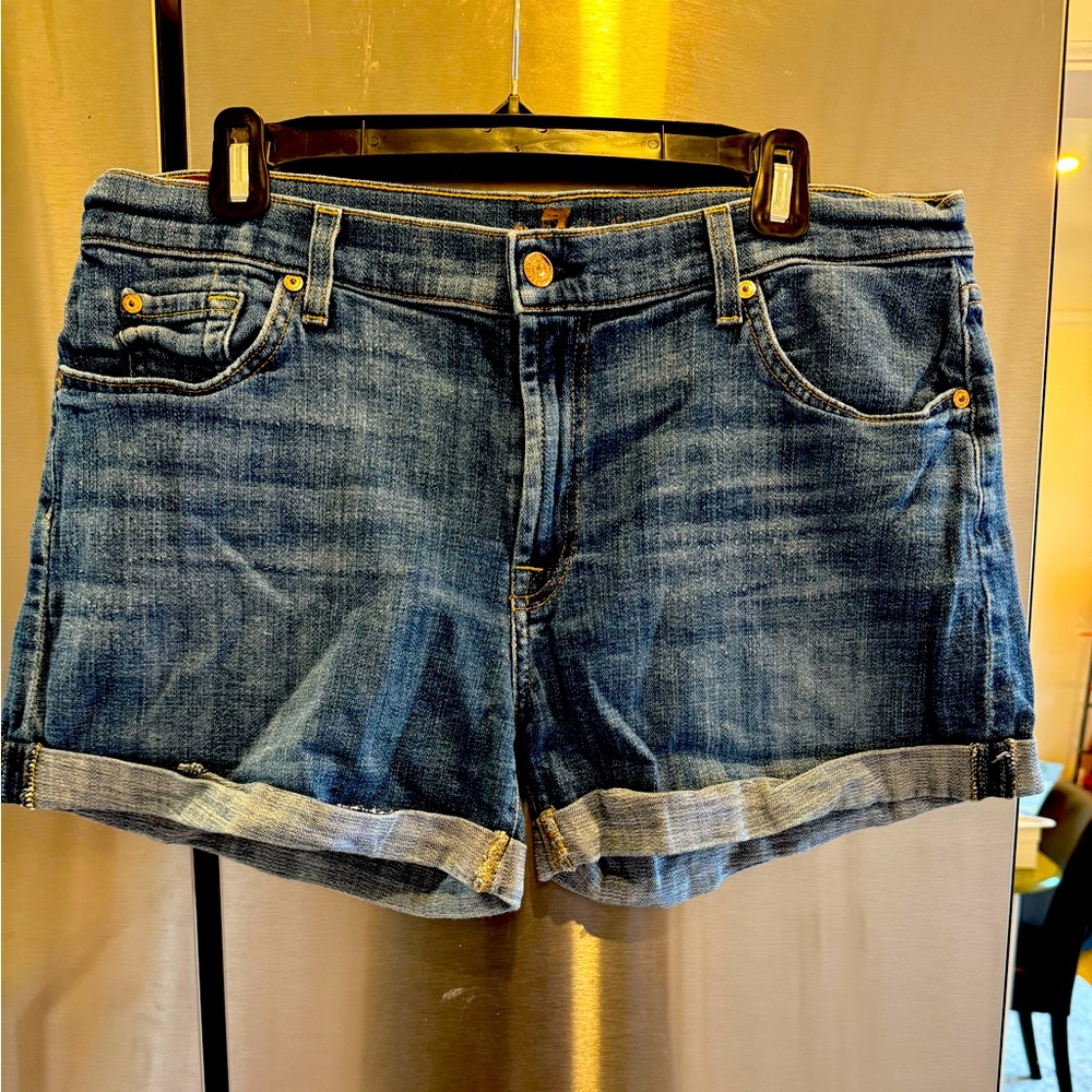 7 For all Mankind Denim Shorts